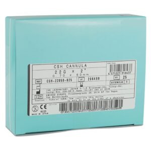 TSK Closed Single Hole Cannula 22G x 50mm (2”) CSH-22050-025 1 BOX OF 25
